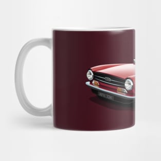 Triumph TR6 in maroon Mug